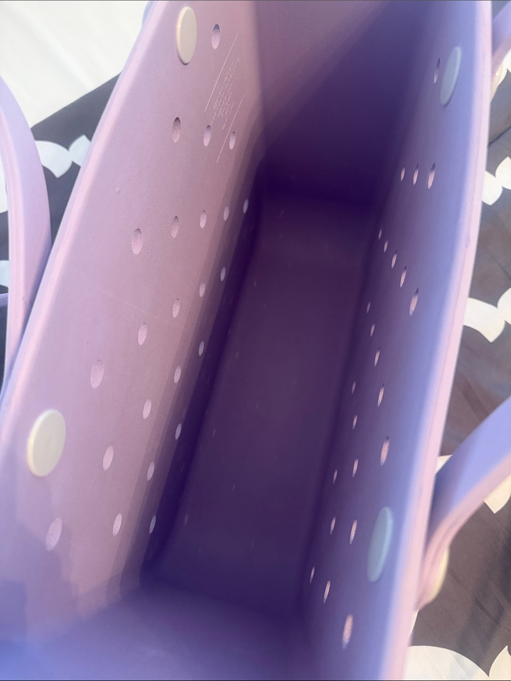 BOGG BAG Lilac Perforated Tote - Picture 2 of 7